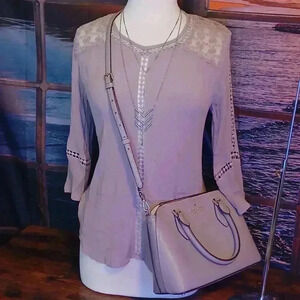 Studio jpr size medium mauve floral designer blouse